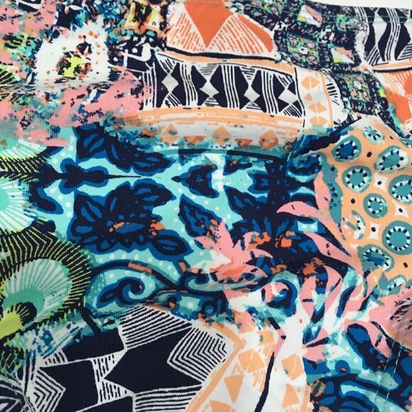 BLUE ROD‎ BEATTIE ABSTRACT FLORAL FULL COVERAGE BIKINI BOTTOM NWT 14 - Picture 5 of 10